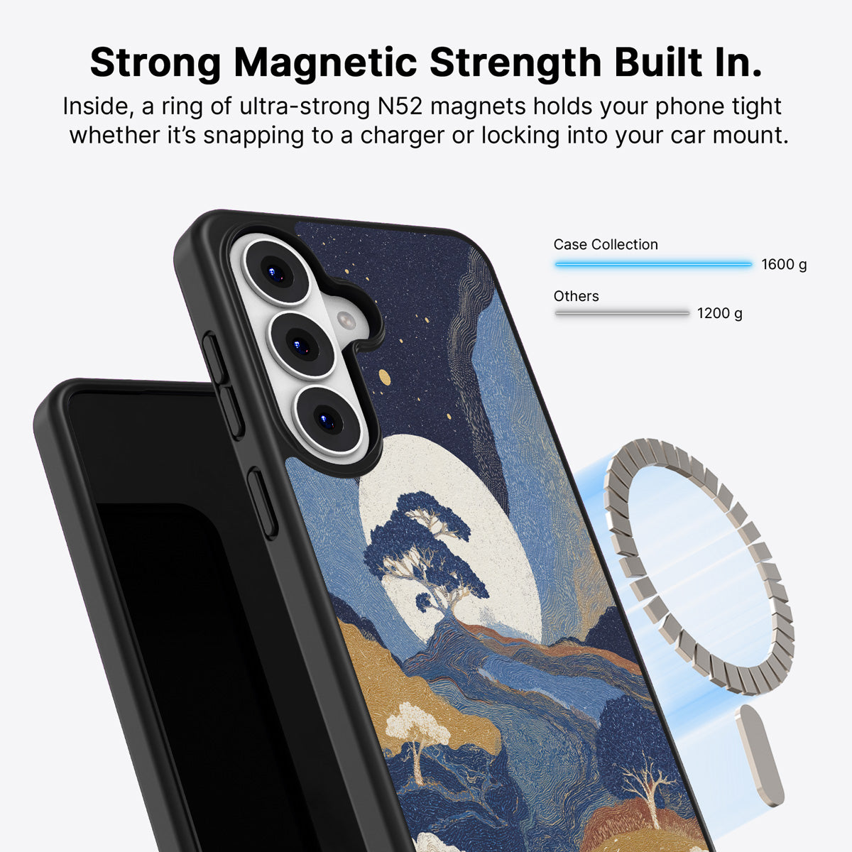Samsung Galaxy S26 Plus Qi2 magnetic case with N52 magnets – Aura Farming design