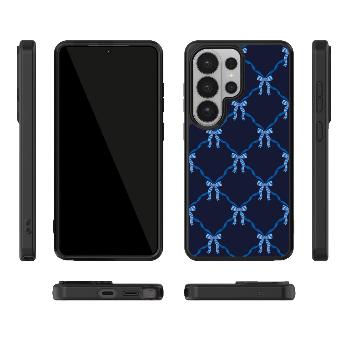 Azure Elegance Samsung Galaxy S26 Ultra case – multi-angle view