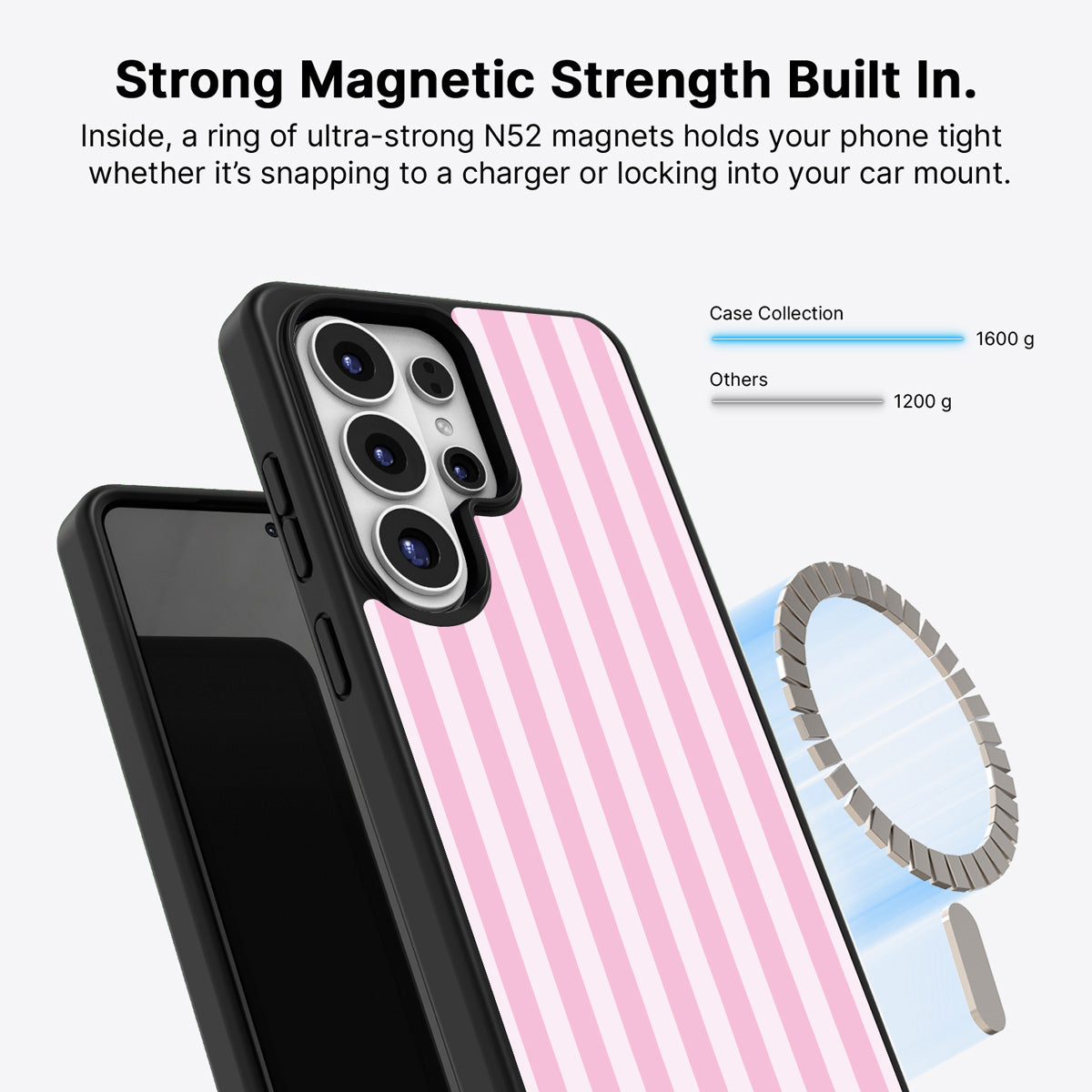 Samsung Galaxy S26 Ultra Qi2 magnetic case with N52 magnets – Cabana design