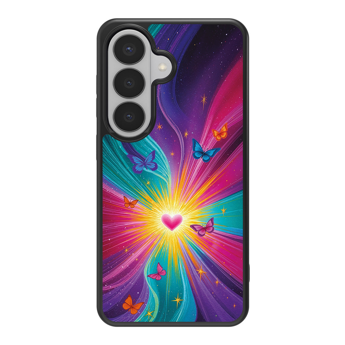 Cosmic Aura design back view – Samsung Galaxy S26 Plus case