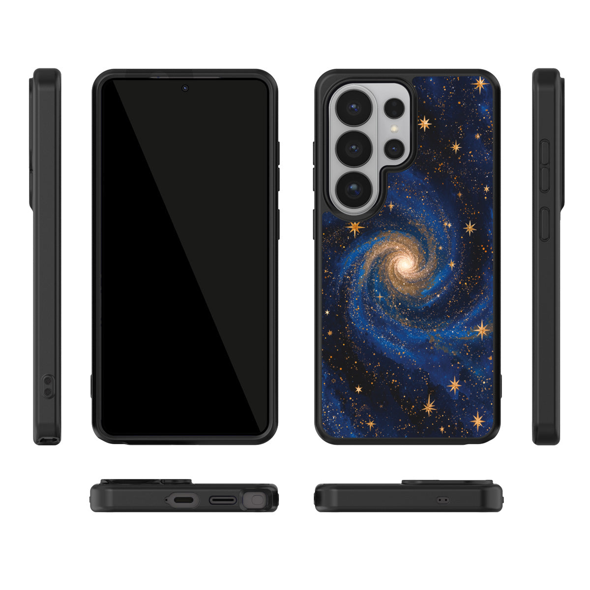 Cosmic Tide Samsung Galaxy S26 Ultra case – multi-angle view