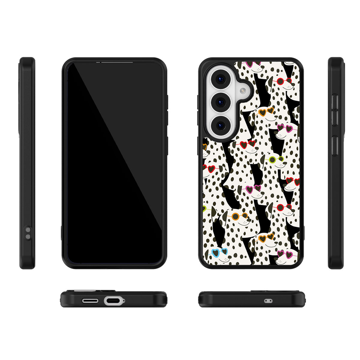 Dalmatian Dog Samsung Galaxy S26 Plus case – multi-angle view
