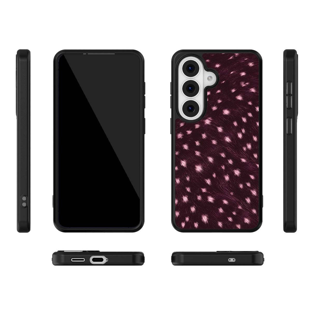Fawn Spots Samsung Galaxy S26 Plus case – multi-angle view