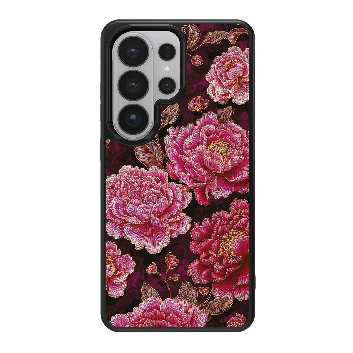 Floral Opulence design back view – Samsung Galaxy S26 Ultra case