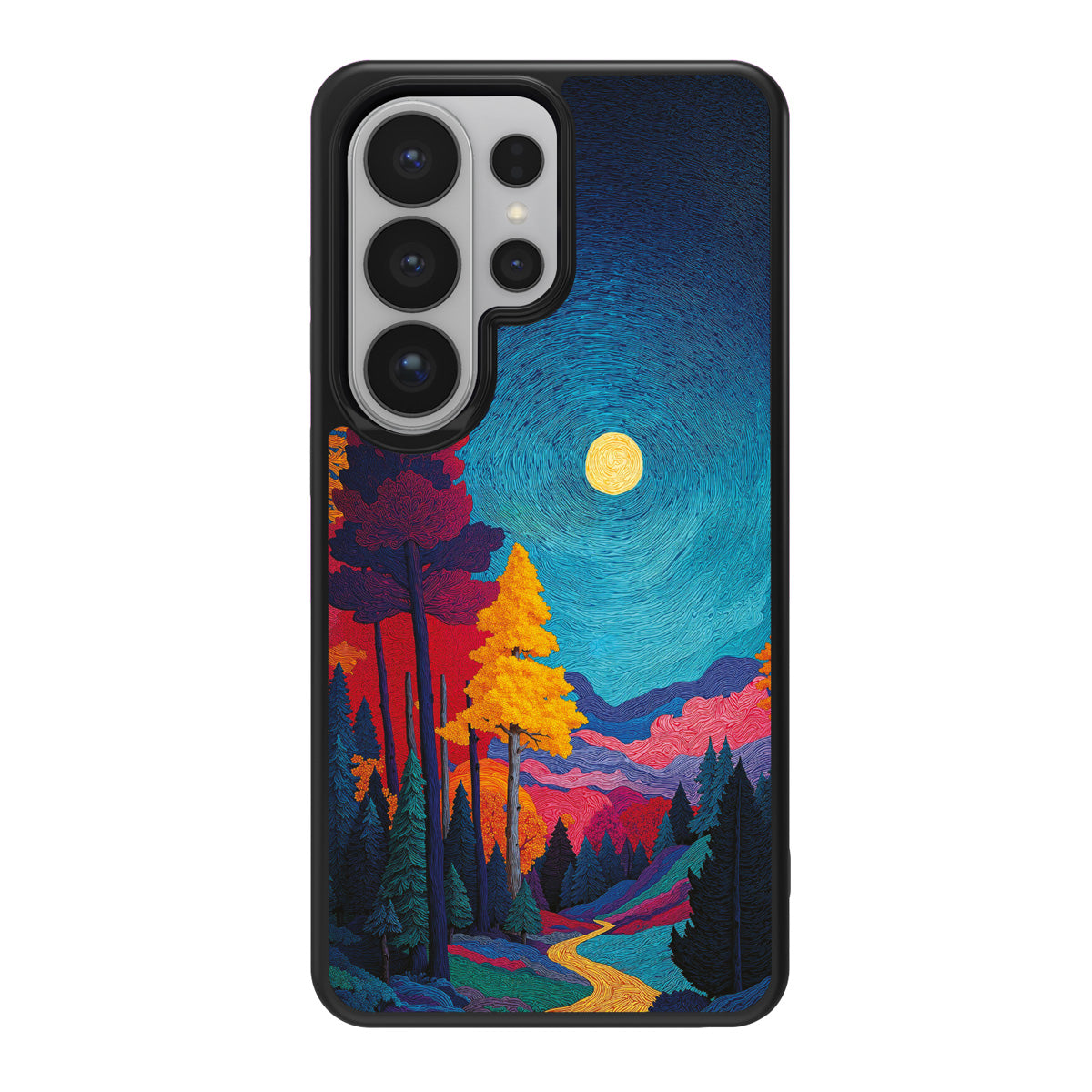 Folk Valley design back view – Samsung Galaxy S26 Ultra case