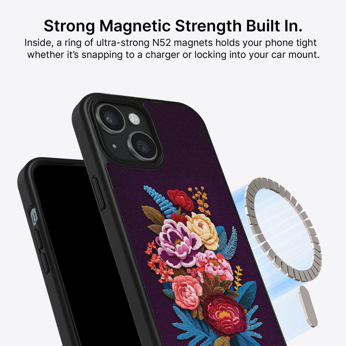 iPhone 13 Case with MagSafe – Baroque Bloom