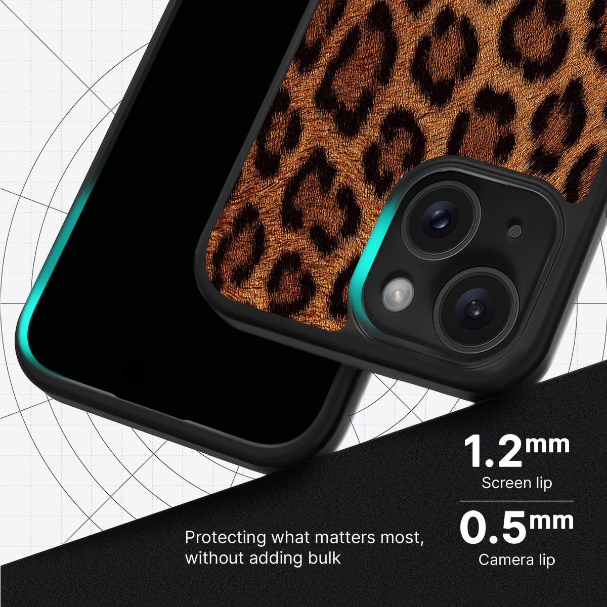 Classic Leopard slim iPhone 13 phone case