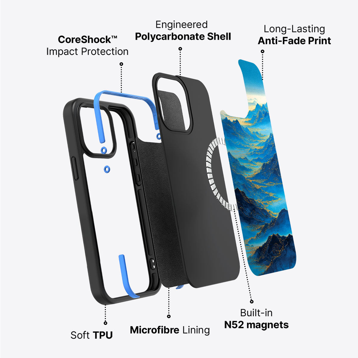 Ethereal Dawn - iPhone 13 Case #case type_core (magsafe)