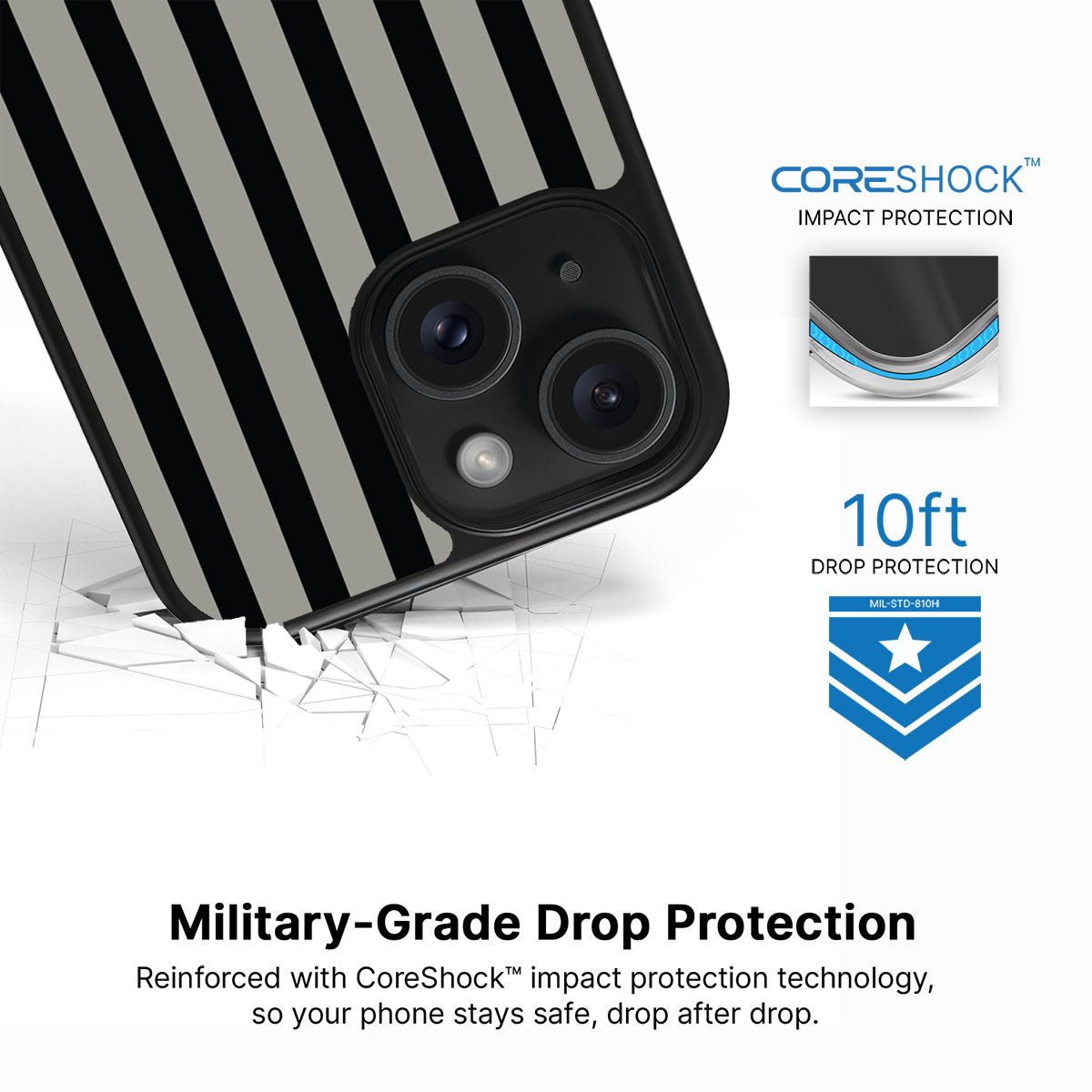 Gray Zone - iPhone 13 Case #case type_core (magsafe), #case type_core (non magsafe)