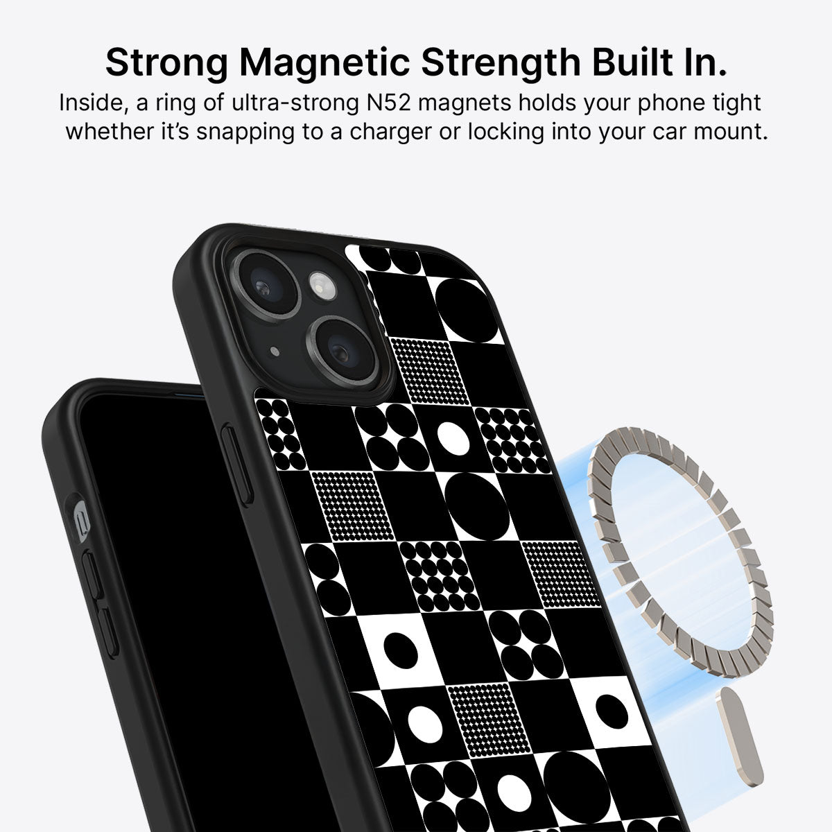 Grid and Orb - iPhone 13 Case #case type_core (magsafe)