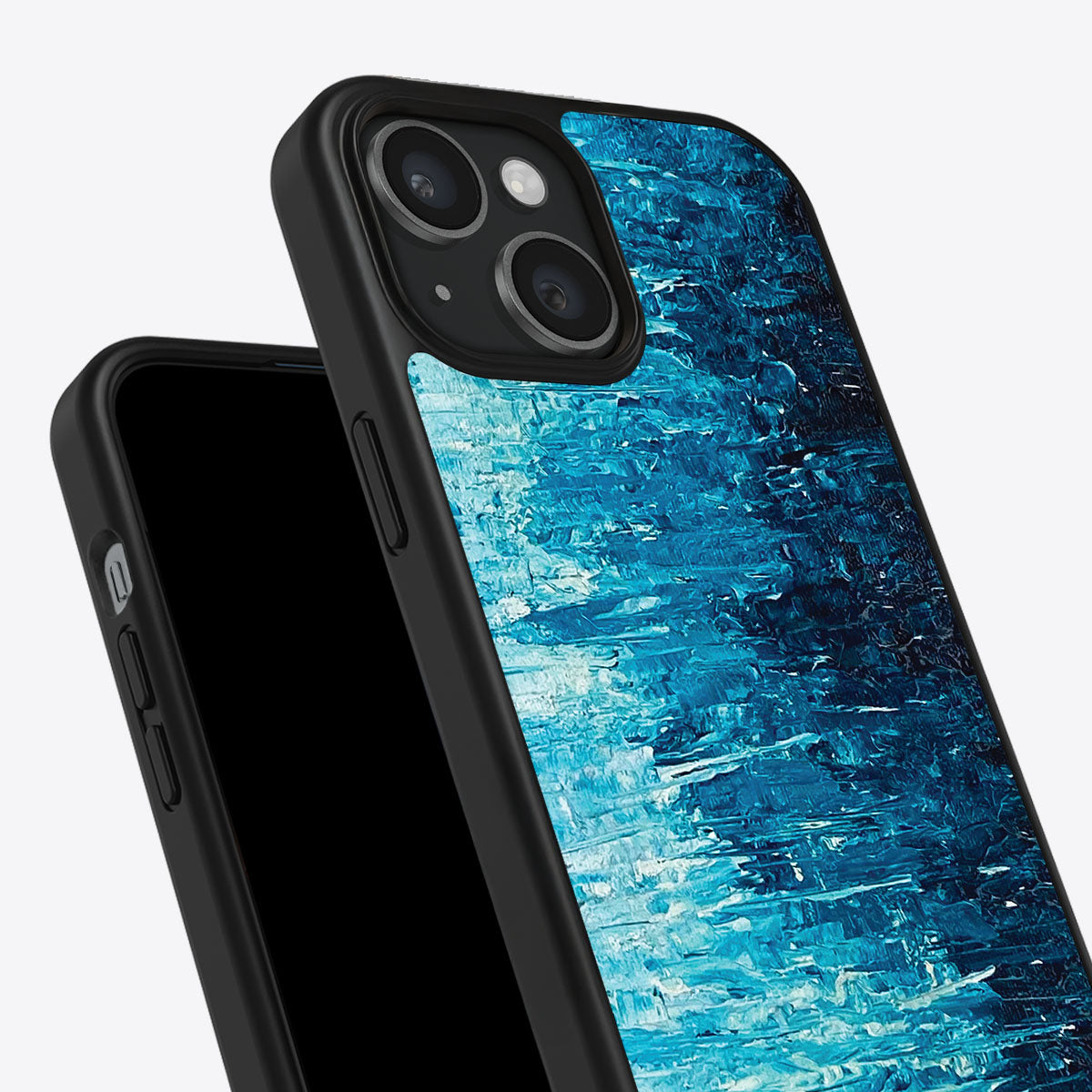 Indigo Impasto - iPhone 13 Case #case type_core (non magsafe)