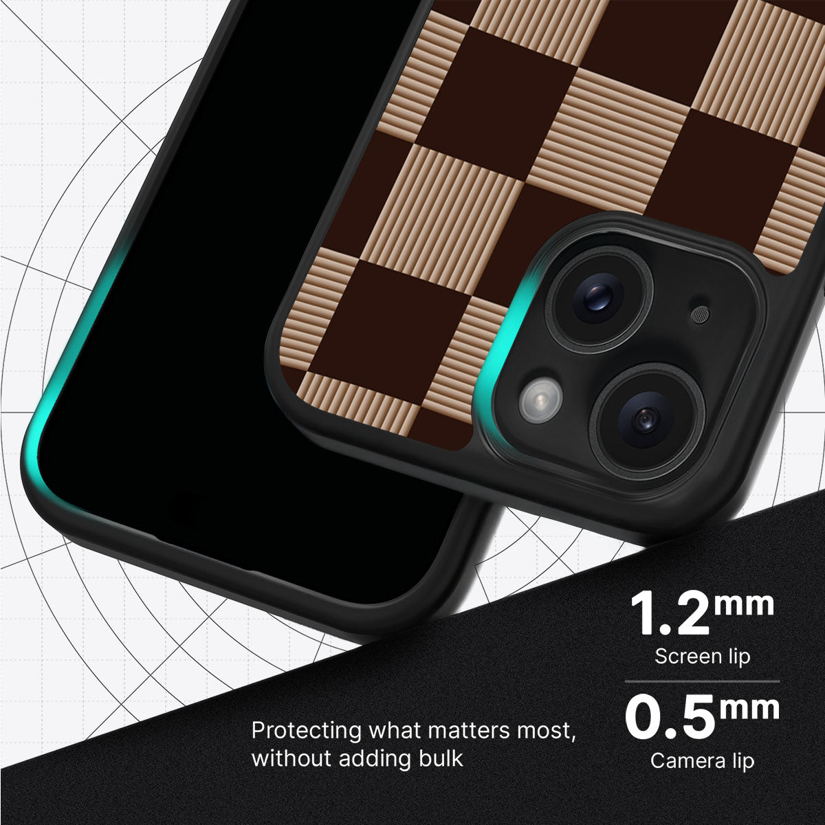 Latte Check - iPhone 13 Case #case type_core (magsafe), #case type_core (non magsafe)