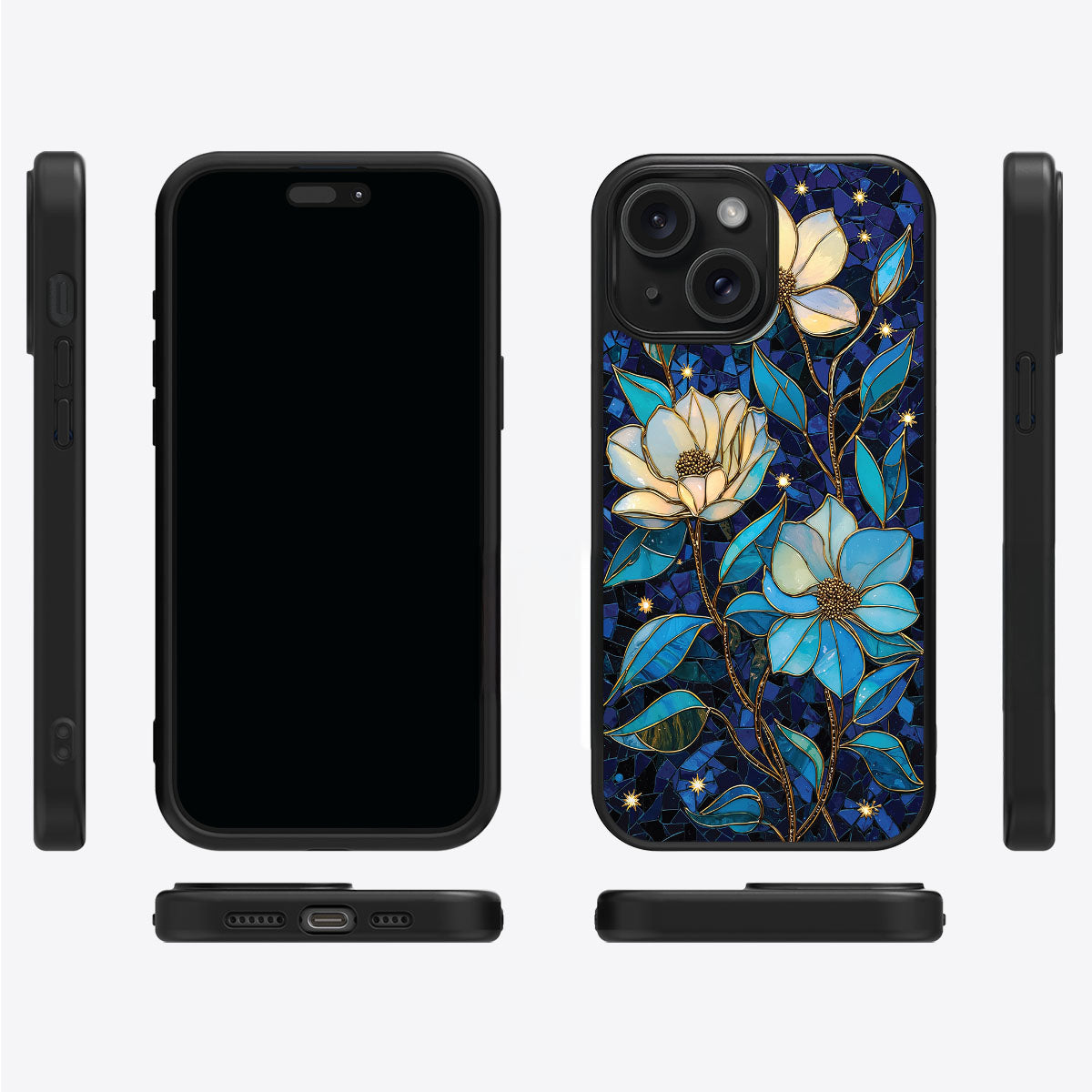 iPhone 13 Case with MagSafe – Midnight Magnolia