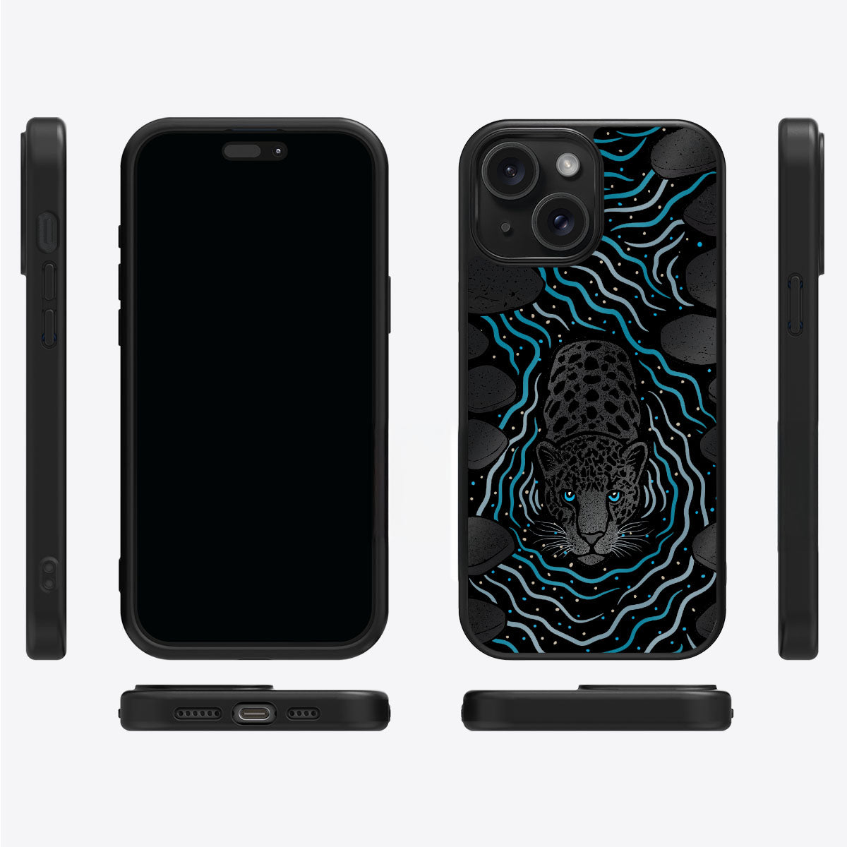 Midnight Panther - iPhone 13 Case, #case type_core (magsafe), #case type_core (non magsafe)