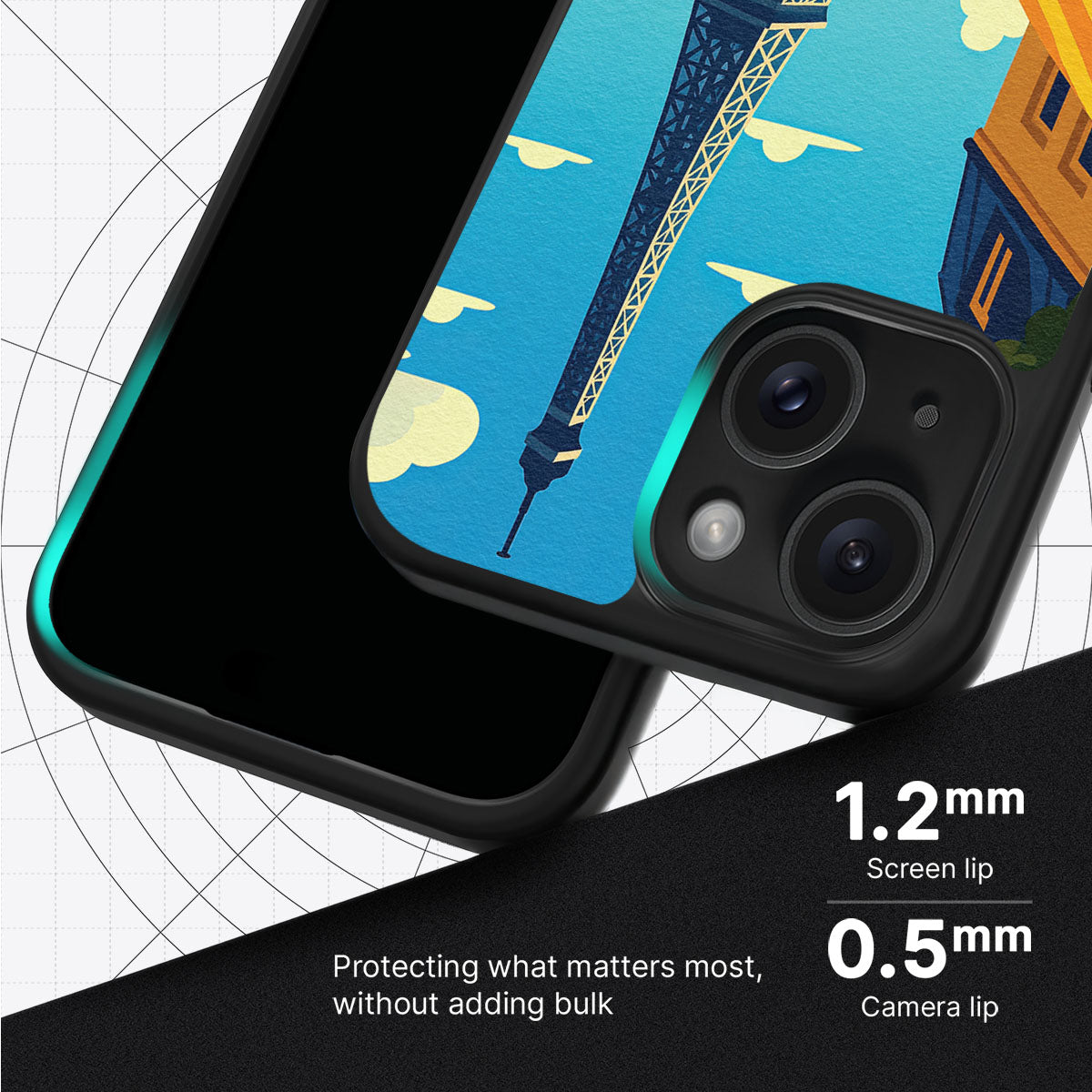 Paris - iPhone 13 Case #case type_core (magsafe), #case type_core (non magsafe)