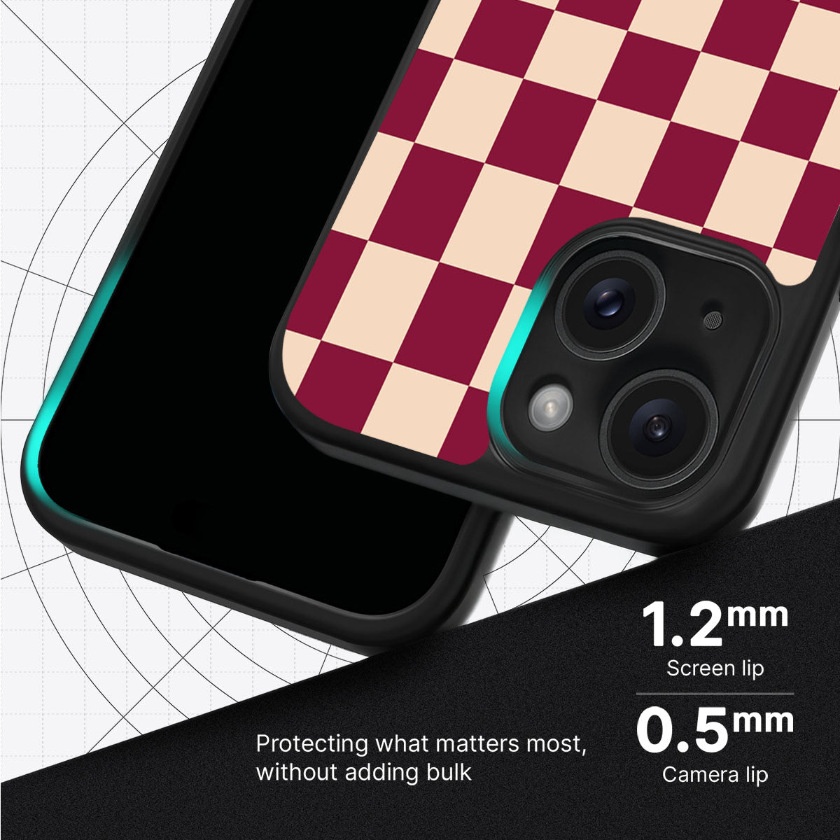Rouge Board slim iPhone 13 phone case