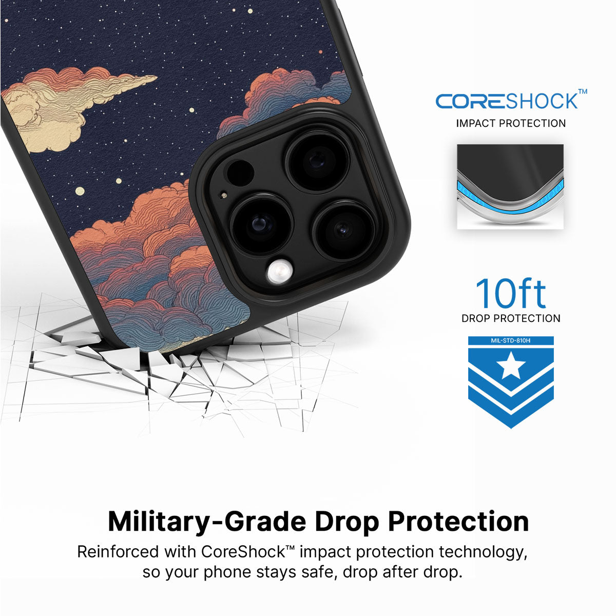 Blushed Moon - iPhone 13 Pro Case #case type_core (magsafe), #case type_core (non magsafe)