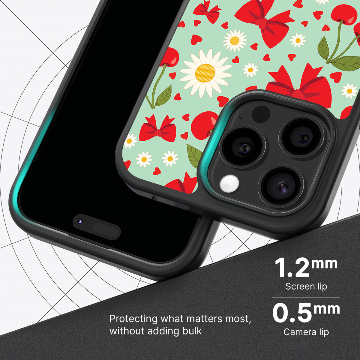 Blushing Bows - iPhone 13 Pro Case #case type_core (magsafe), #case type_core (non magsafe)