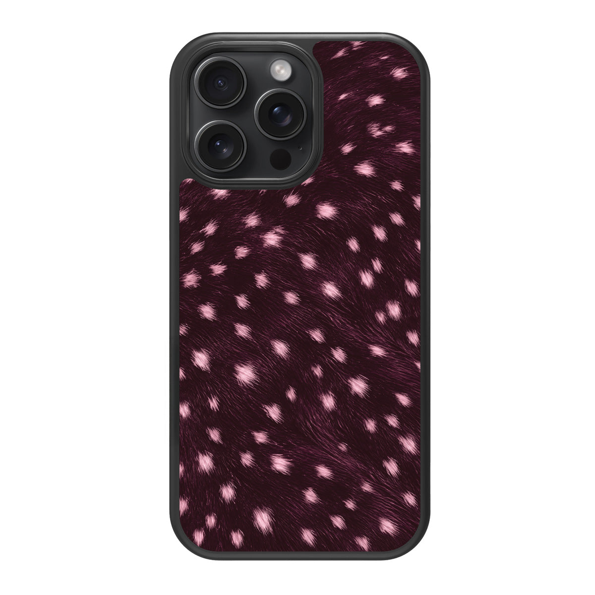 Fawn Spots design back view – iPhone 13 Pro case