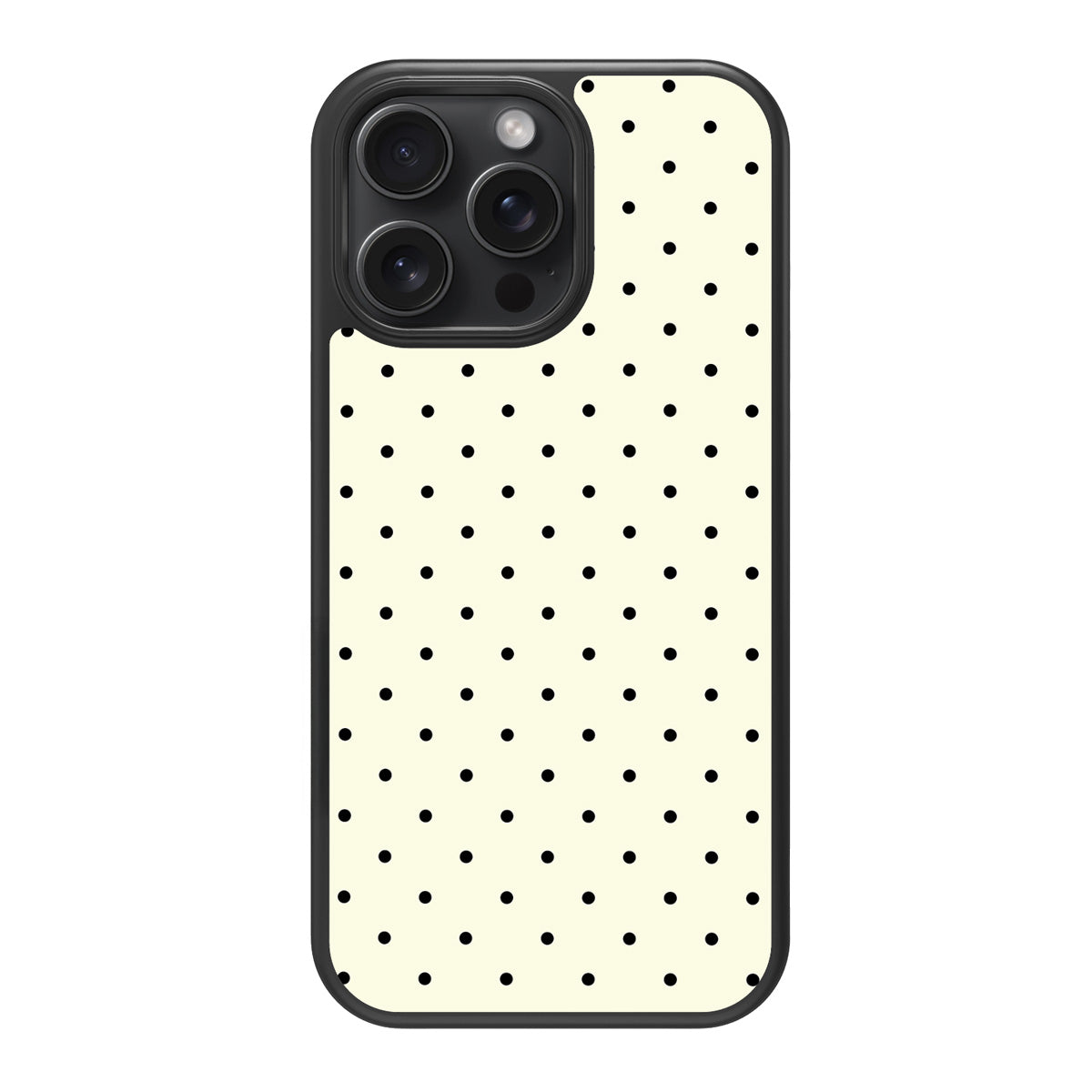 Ivory Sprinkle design back view – iPhone 13 Pro case