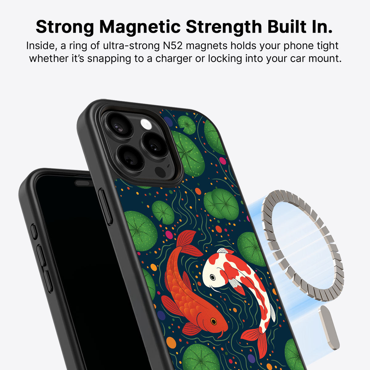 Koi Fish - iPhone 13 Pro Case, #case type_core (magsafe)