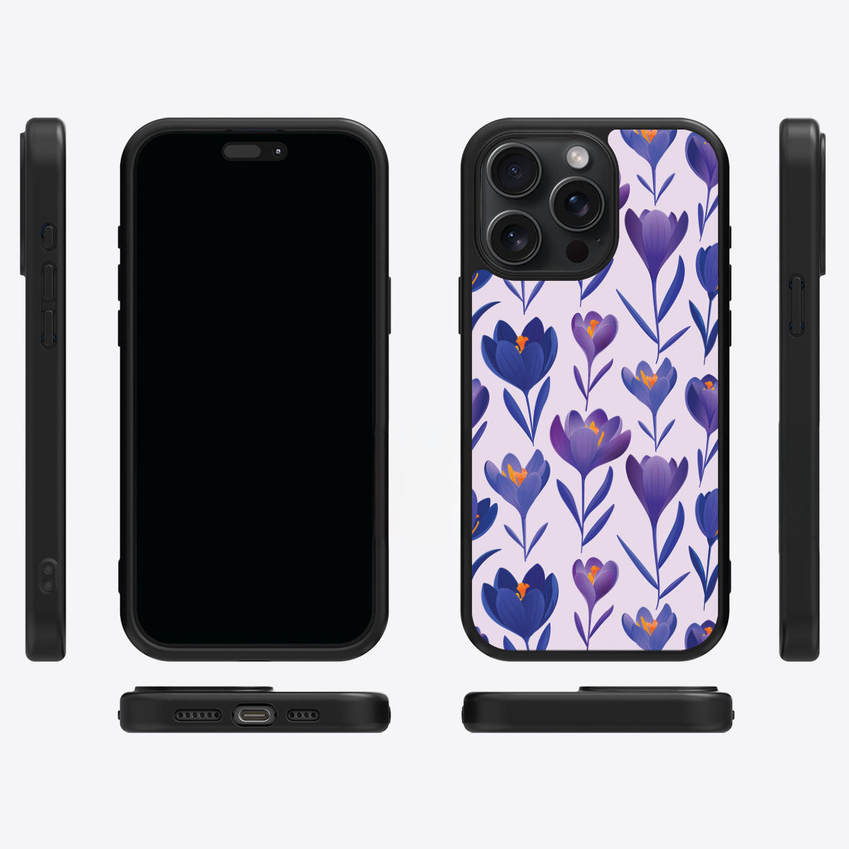 Midnight Crocus - iPhone 13 Pro Case #case type_core (magsafe), #case type_core (non magsafe)