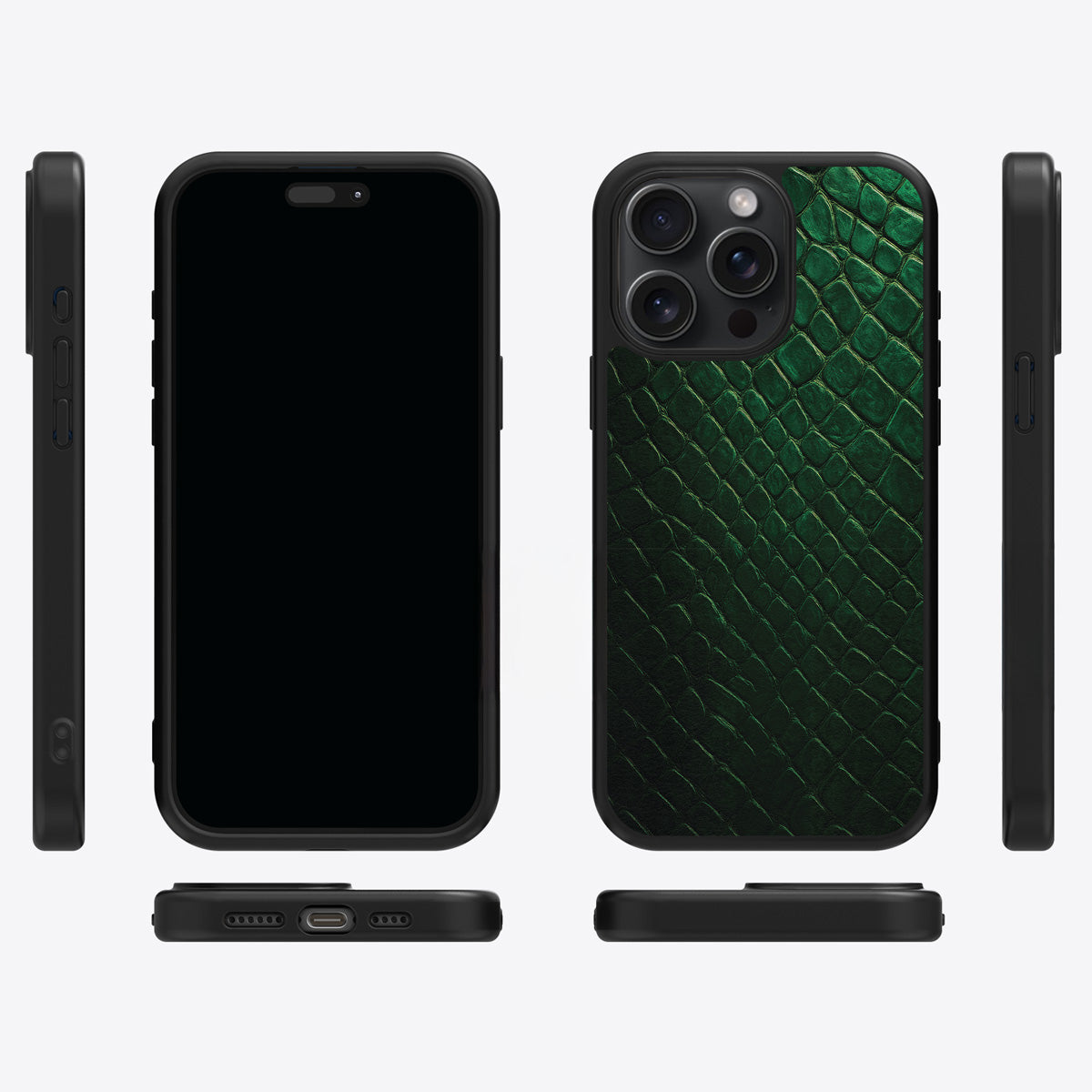 Green Designer iPhone 13 Pro Case – Slytherin Senses | MagSafe