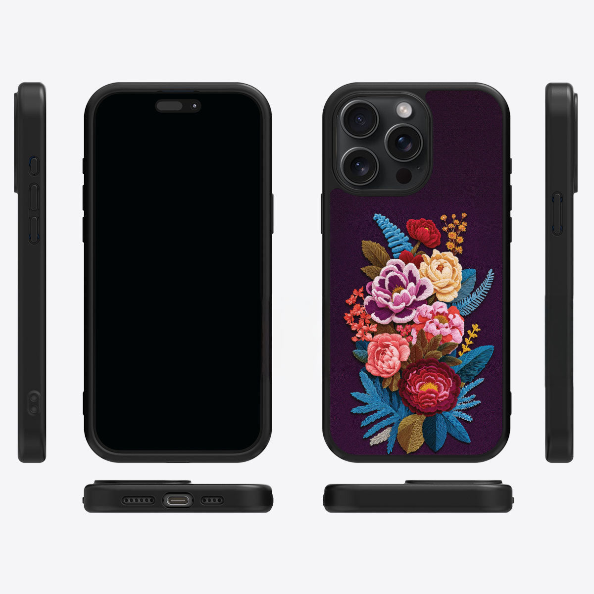 Floral Designer iPhone 13 Pro Max Case – Baroque Bloom | MagSafe