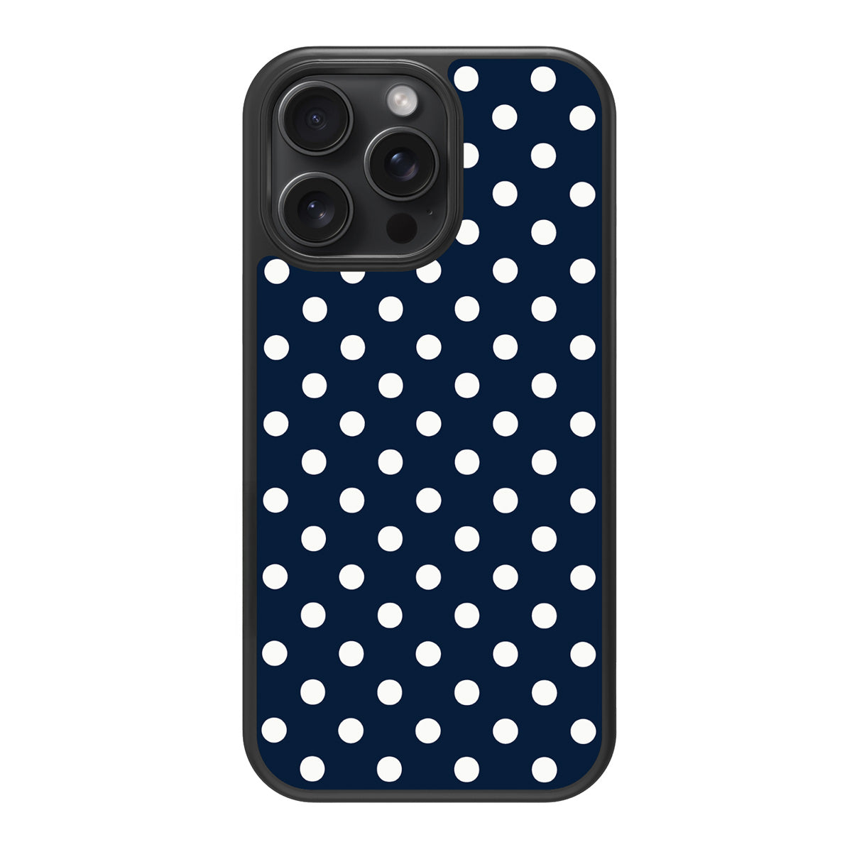 Navy Polka Dot iPhone 13 Pro Max Case – Deep Sea | MagSafe