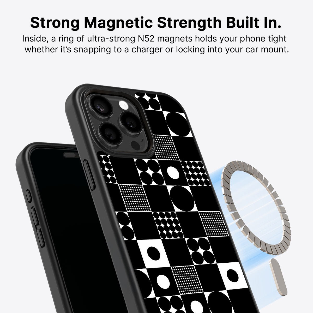 Grid and Orb - iPhone 13 Pro Max Case #case type_core (magsafe)