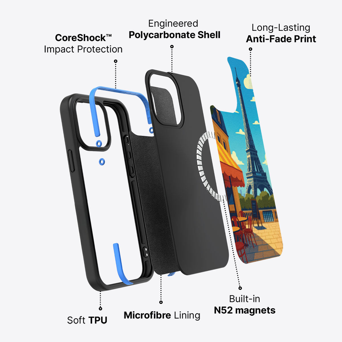 Paris - iPhone 13 Pro Max Case #case type_core (magsafe)