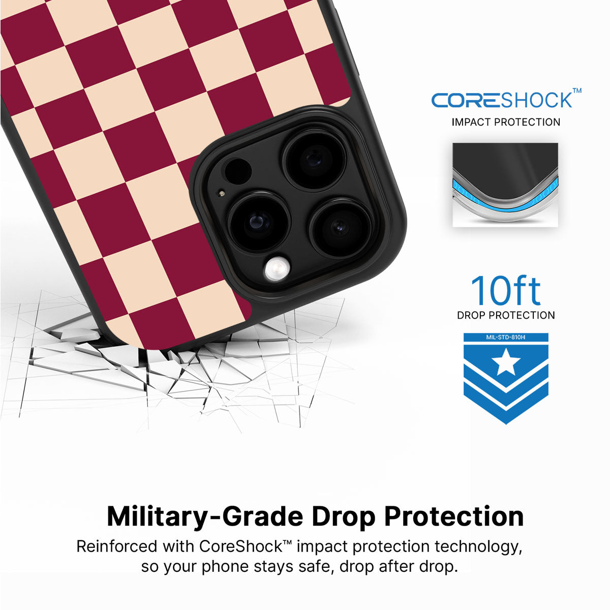 Rouge Board - iPhone 13 Pro Max Case