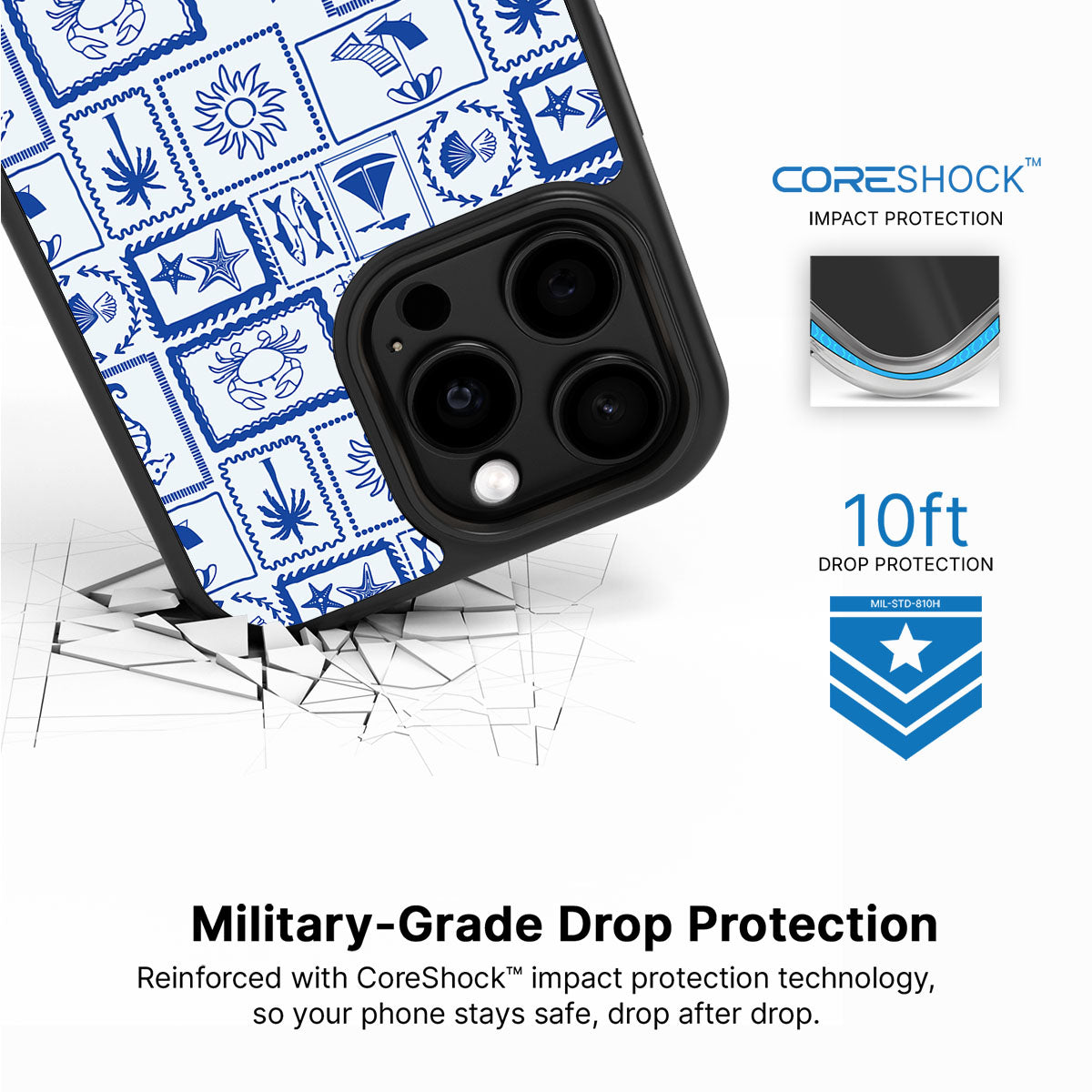 Seaside Sketches - iPhone 13 Pro Max Case #case type_core (magsafe), #case type_core (non magsafe)