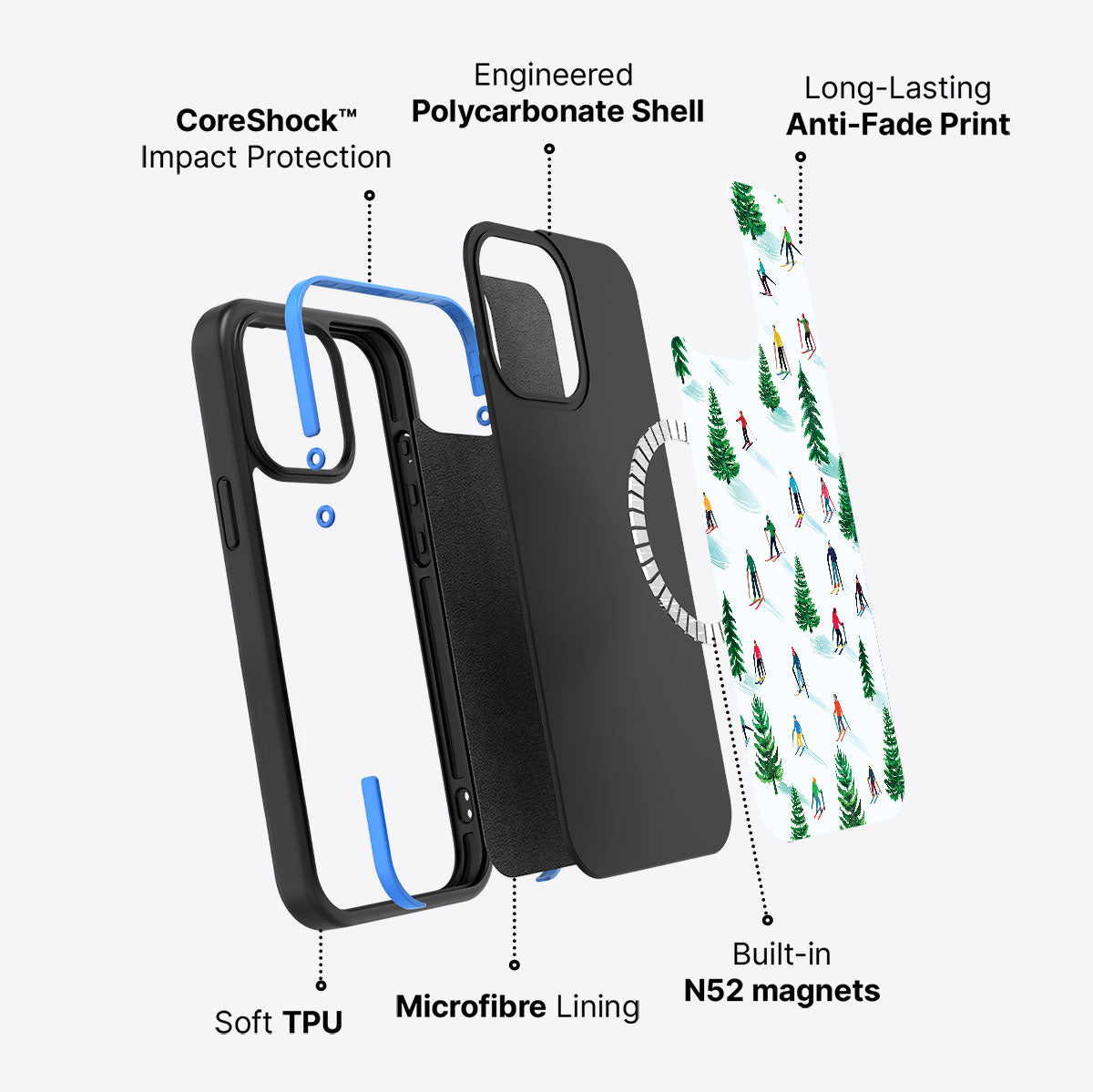 Ski Club - iPhone 13 Pro Max Case #case type_core (magsafe)