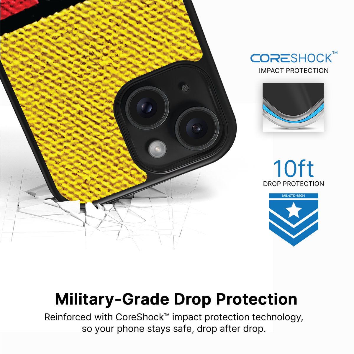 Bauhaus Blocks - iPhone 14 Case #case type_core (magsafe), #case type_core (non magsafe)