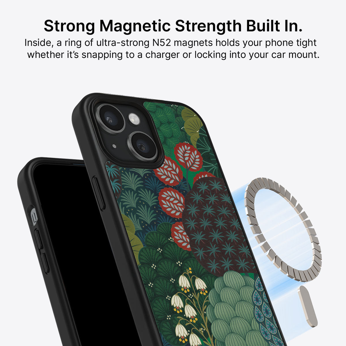 iPhone 14 MagSafe case – Flourishing Forests design