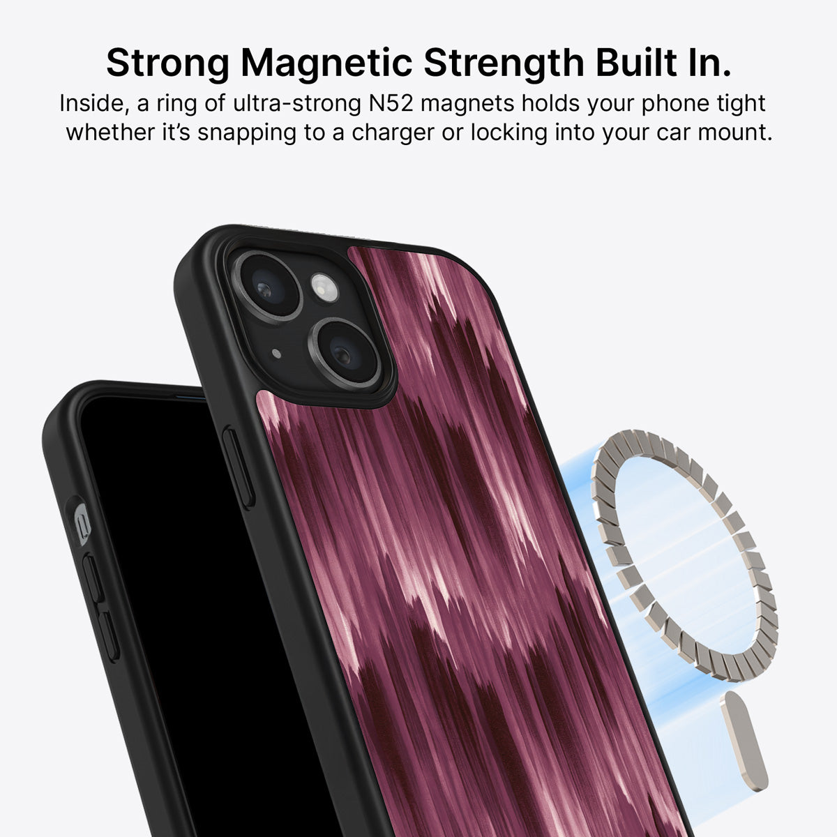 iPhone 14 MagSafe case – Ikat Haze design