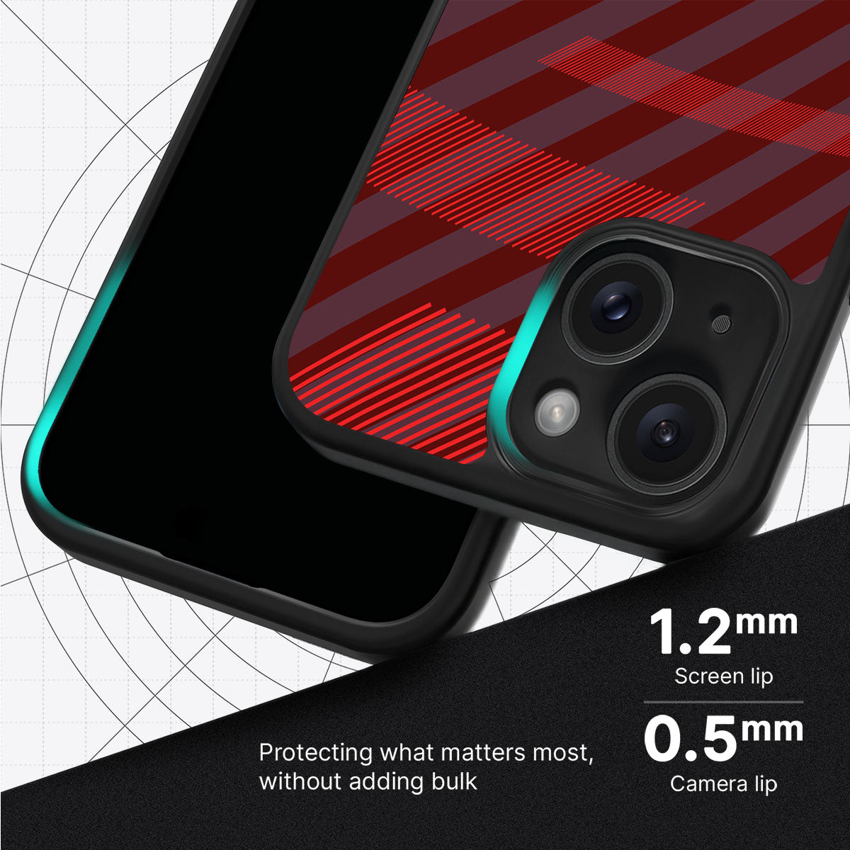 Orange Twill Play - iPhone 14 Case #case type_core (magsafe), #case type_core (non magsafe)