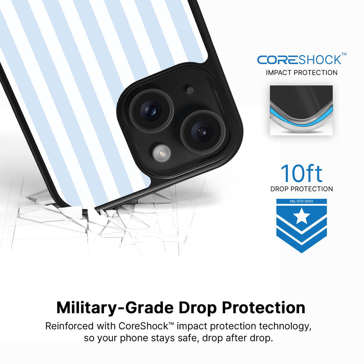 Riviera iPhone 14 case with drop protection