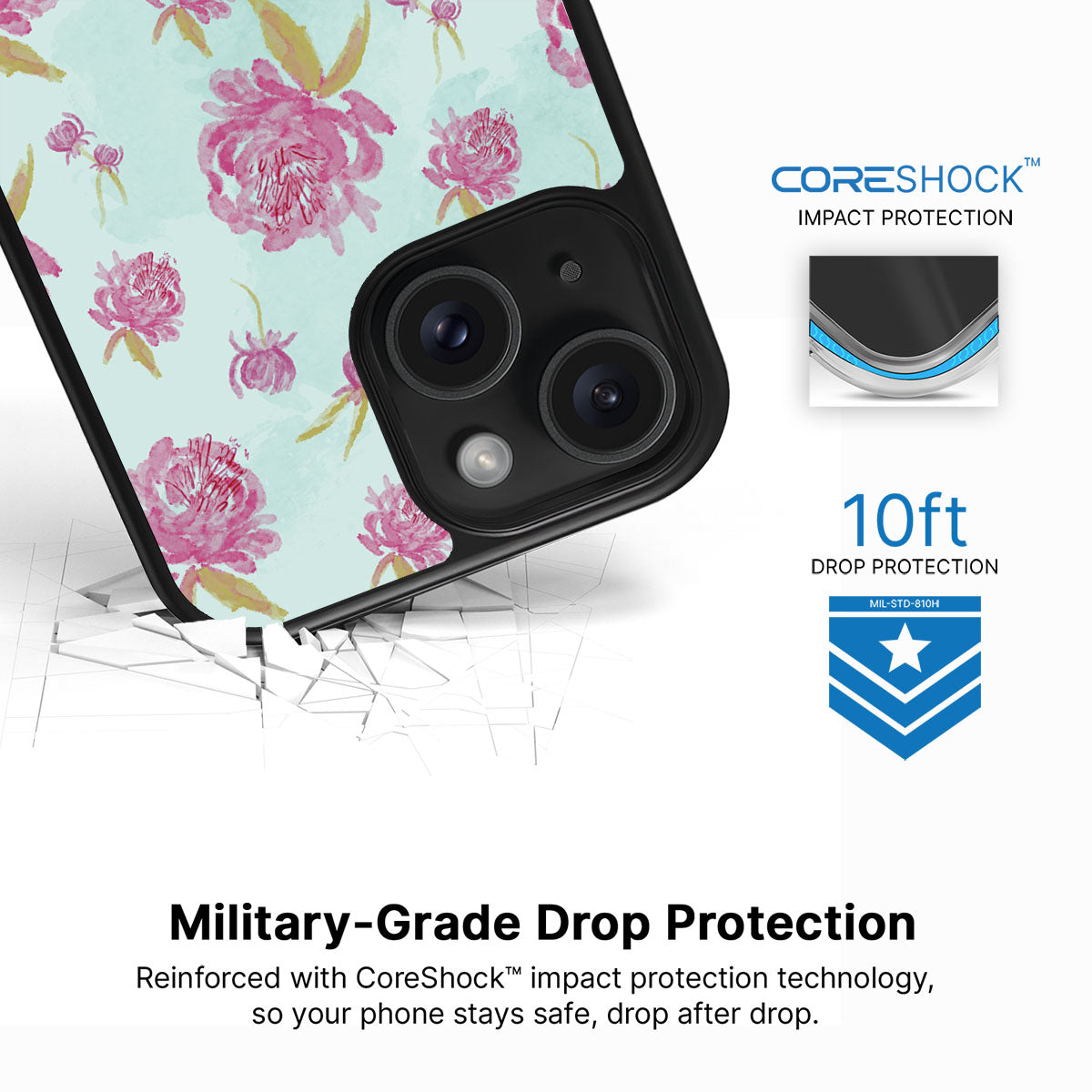 Rose Impressions - iPhone 14 Case #case type_core (magsafe), #case type_core (non magsafe)