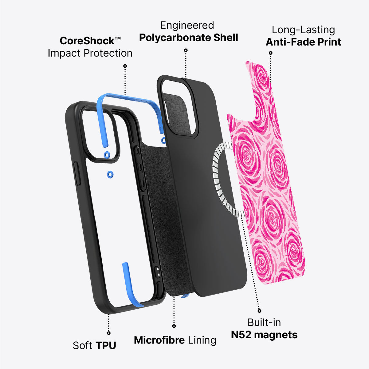 Rosy Reverie - iPhone 14 Case #case type_core (magsafe)