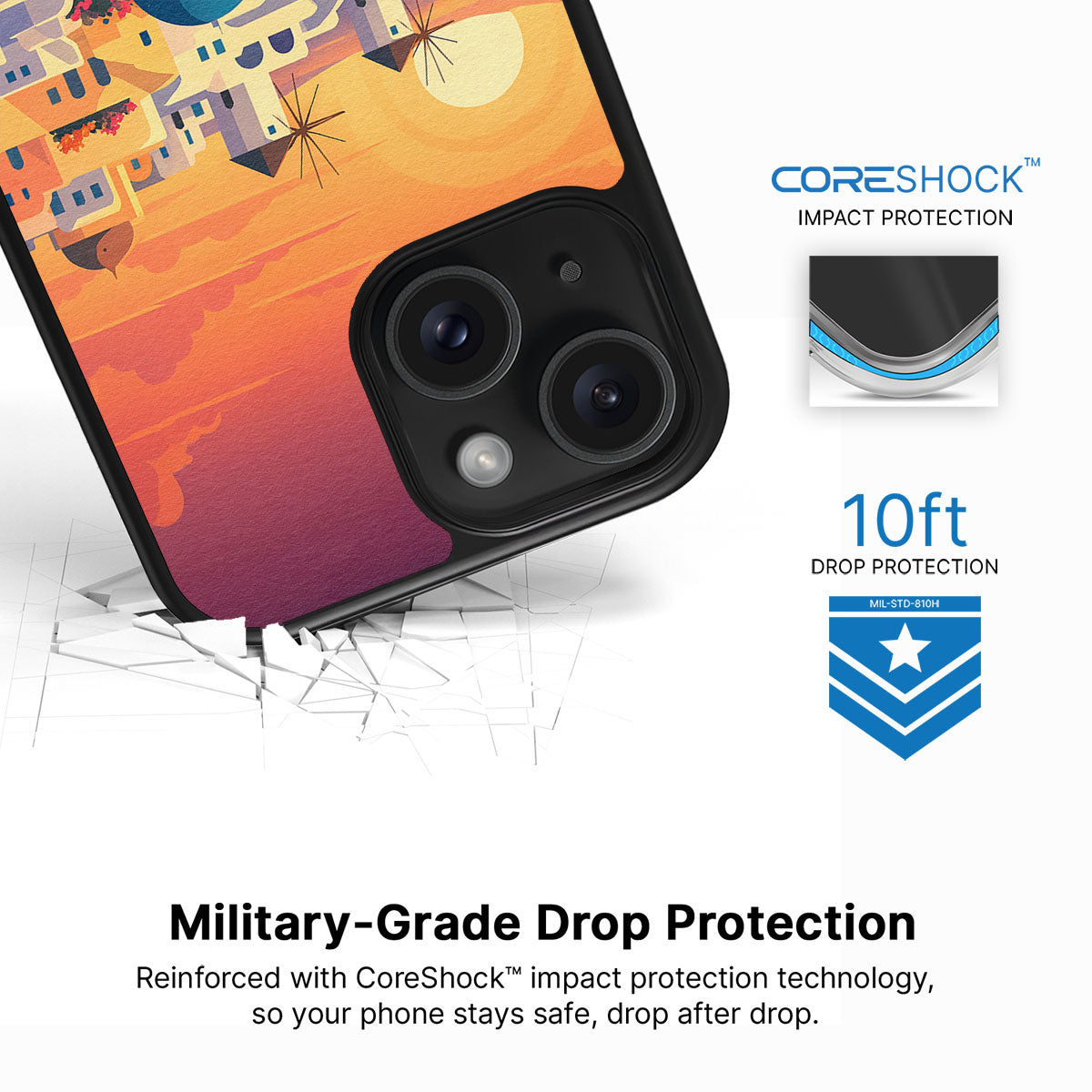 Santorini - iPhone 14 Case #case type_core (magsafe), #case type_core (non magsafe)