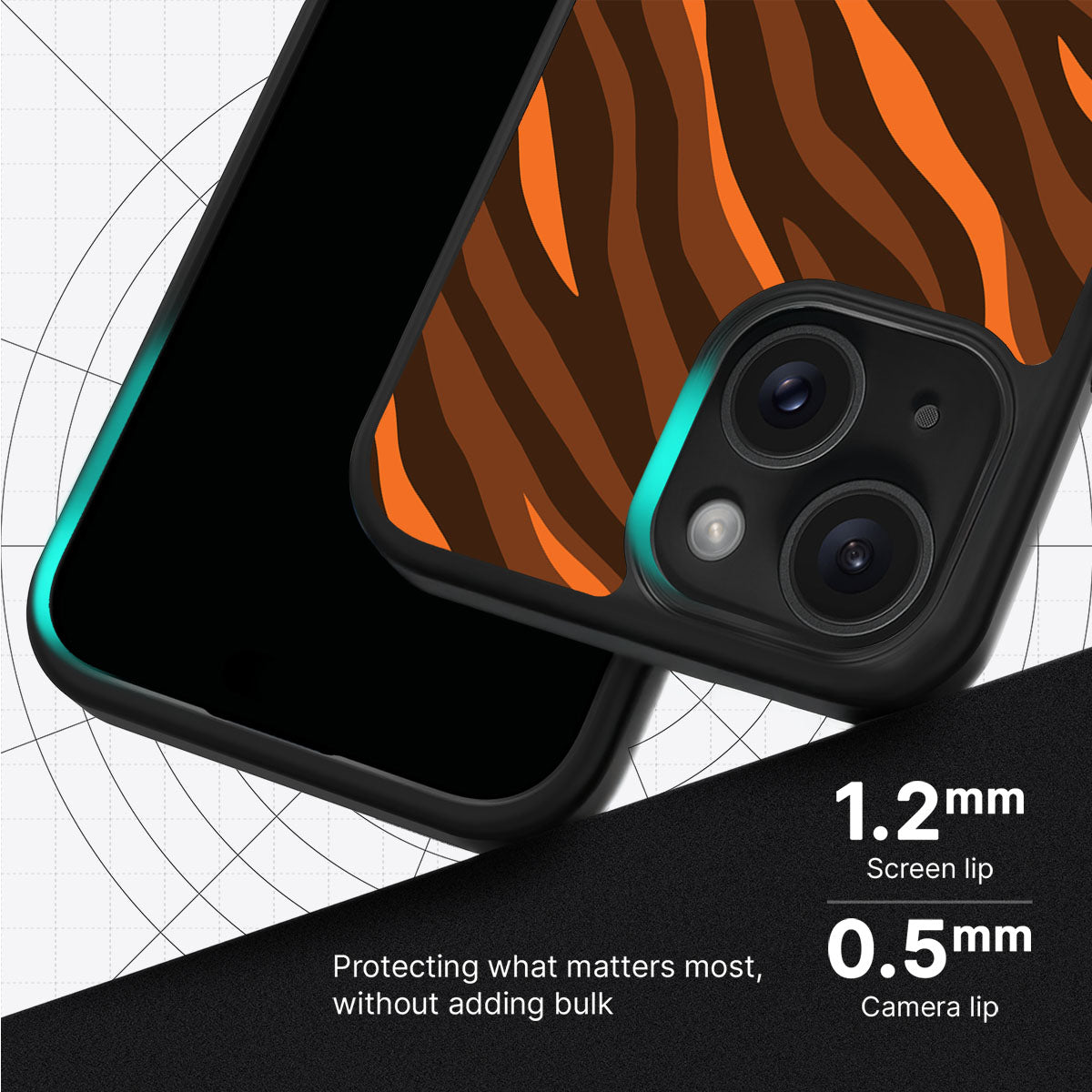 Tiger Trace - iPhone 14 Case #case type_core (magsafe), #case type_core (non magsafe)