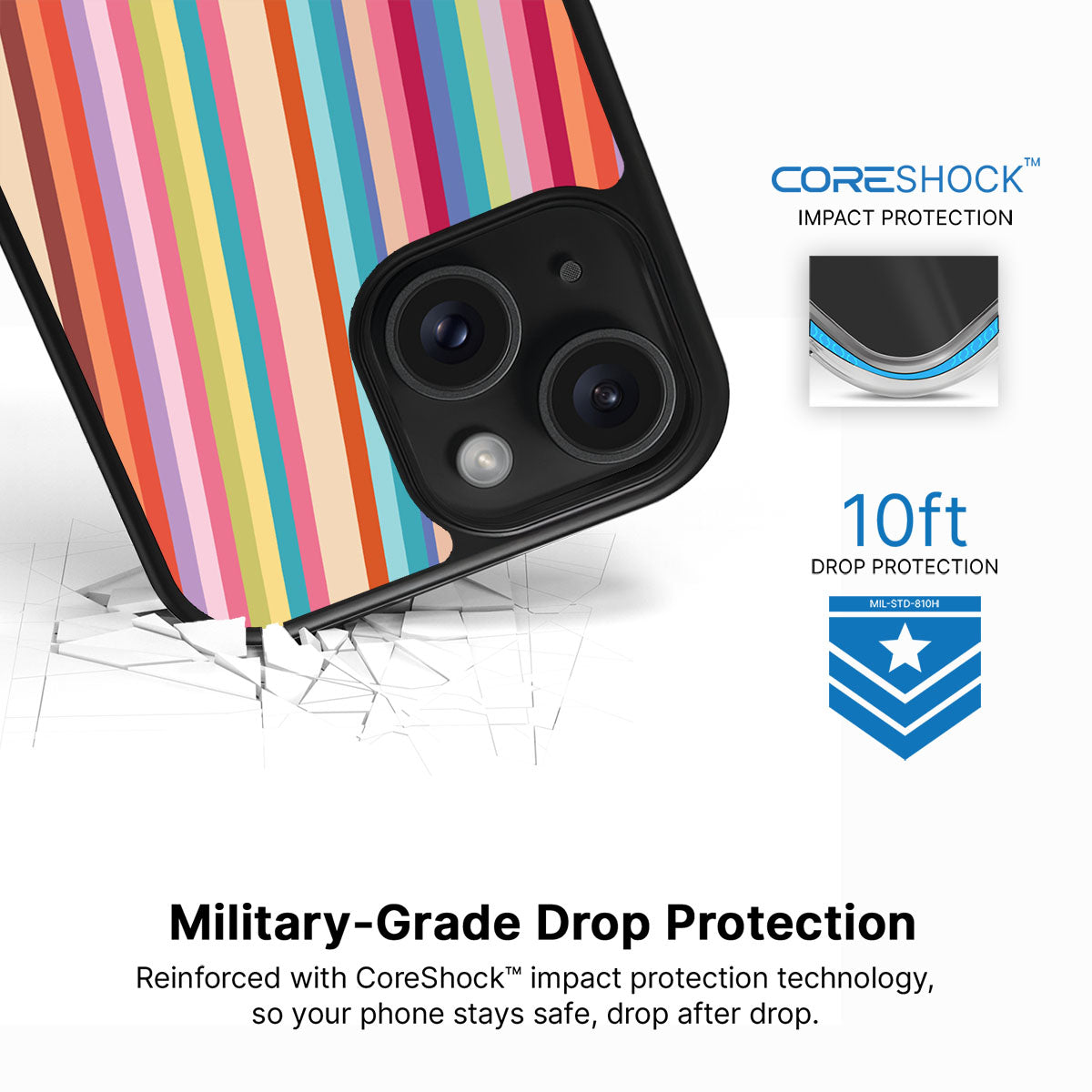 Candy Stripe - iPhone 14 Plus Case #case type_core (magsafe), #case type_core (non magsafe)