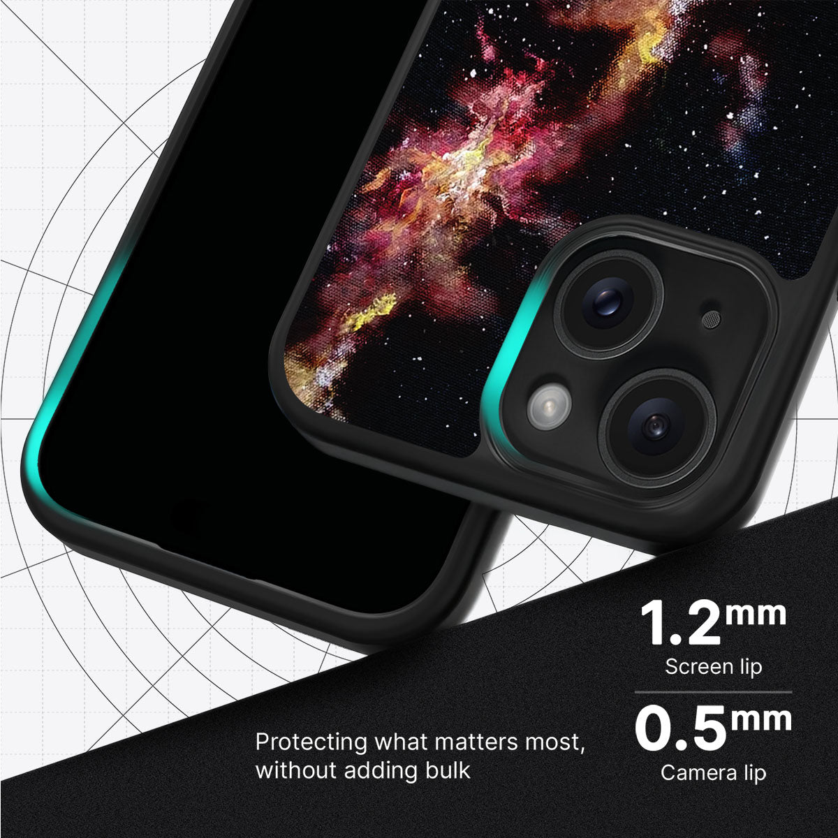 Cosmic Flare - iPhone 14 Plus Case #case type_core (magsafe), #case type_core (non magsafe)
