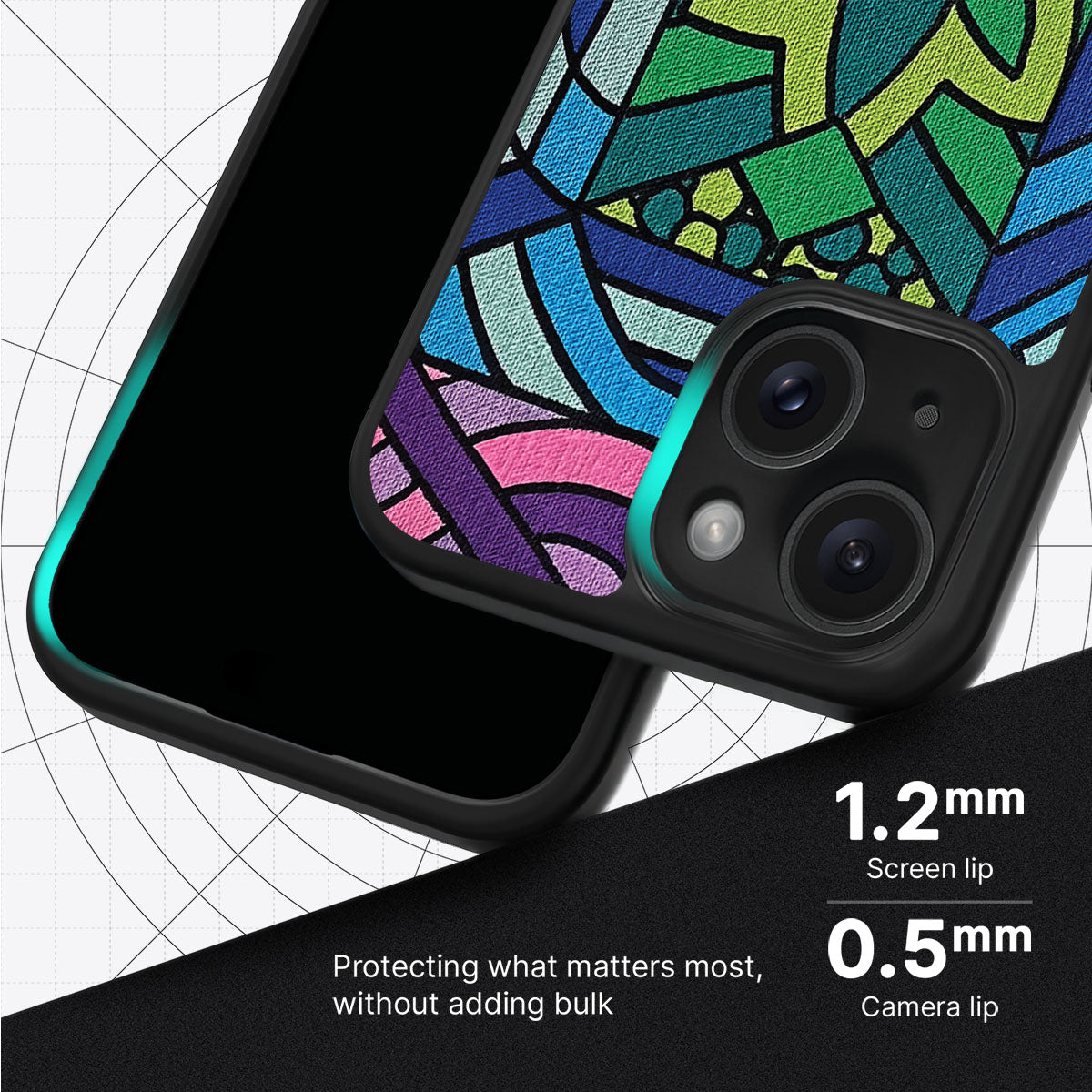 Green Flame - iPhone 14 Plus Case #case type_core (magsafe), #case type_core (non magsafe)