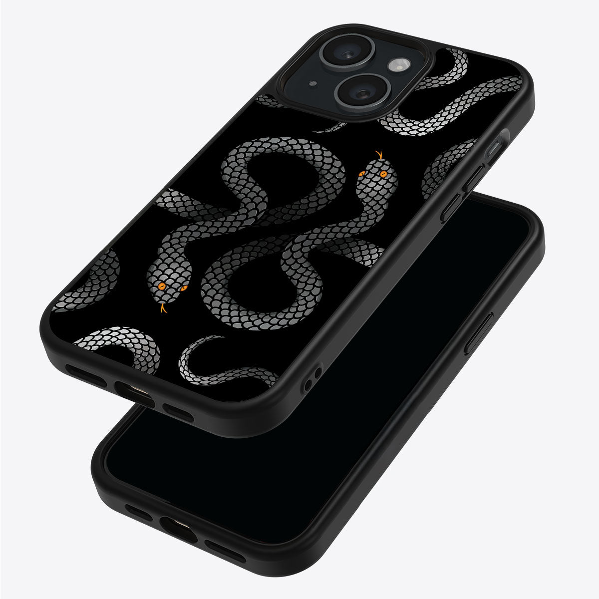 Noir Serpent - iPhone 14 Plus Case #case type_core (magsafe), #case type_core (non magsafe)