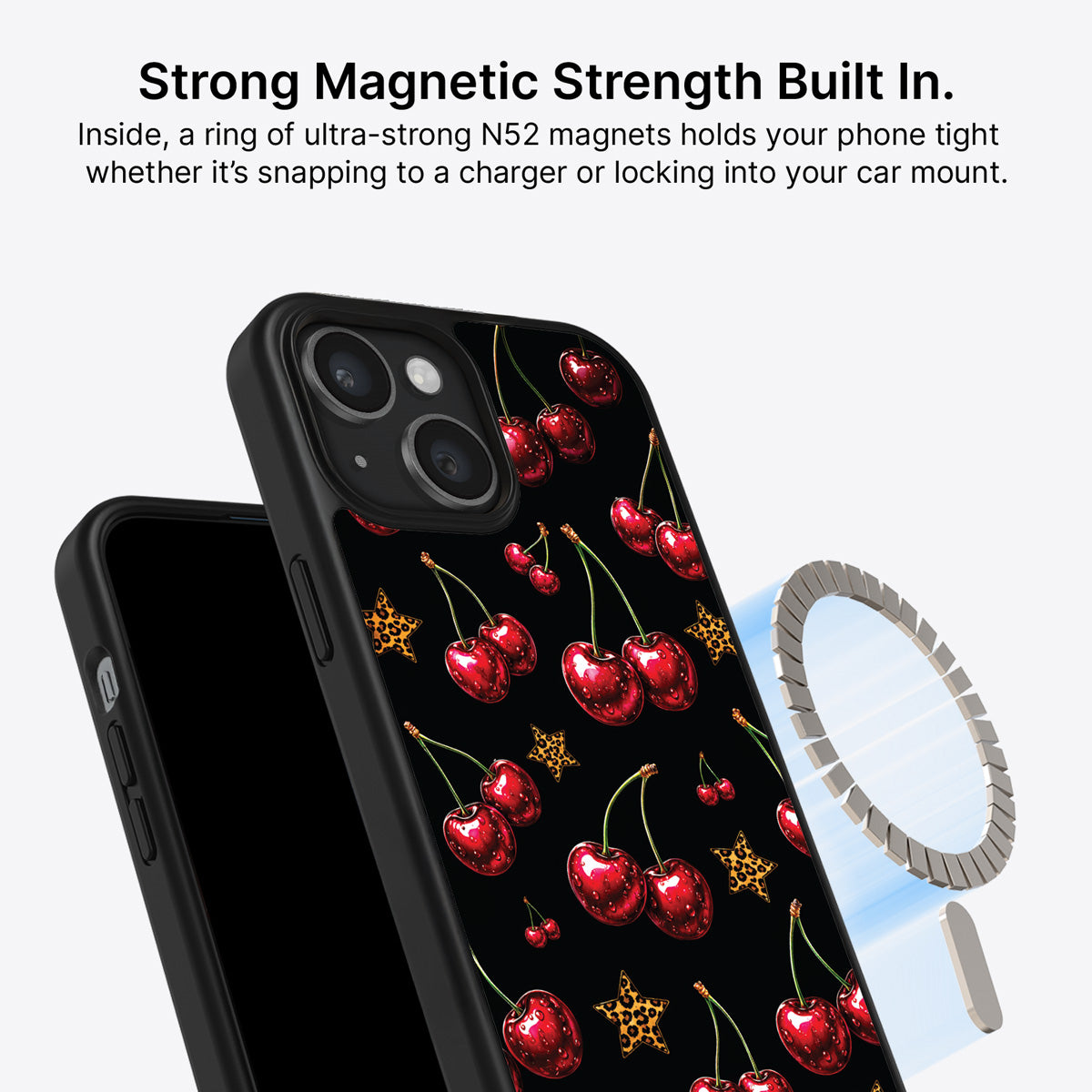 iPhone 14 Plus MagSafe case – Rebel Cherry design