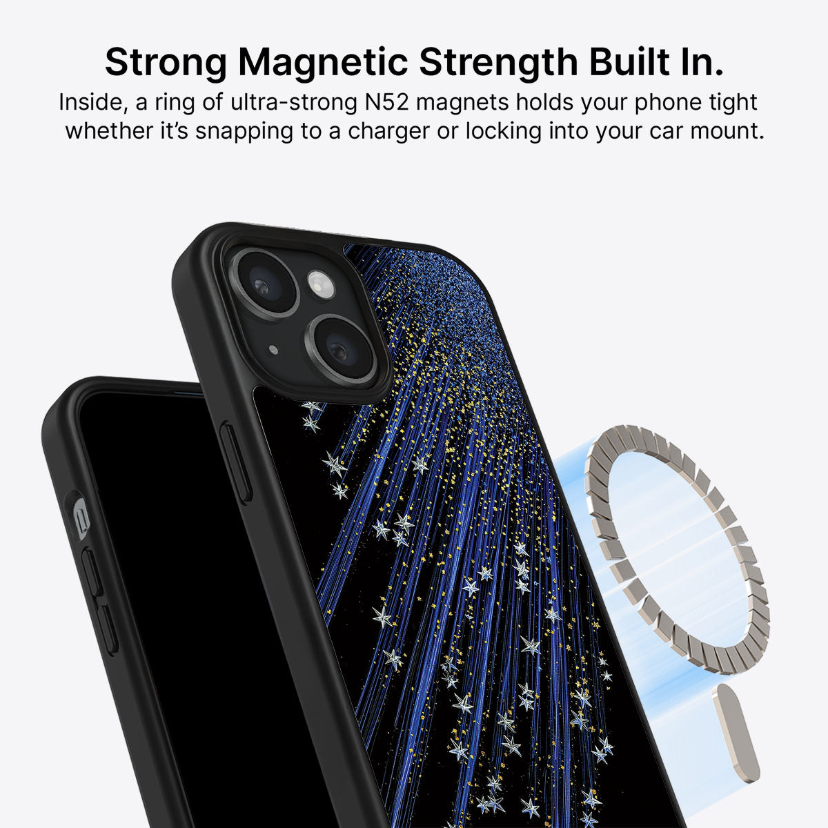iPhone 14 Plus Case with MagSafe – Star Cascade