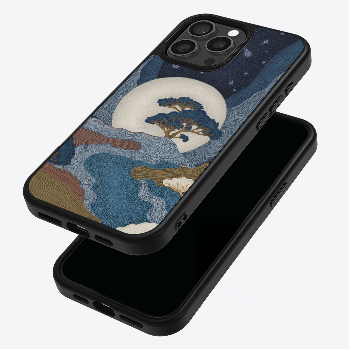 Aura Farming iPhone 14 Pro case – back and side view